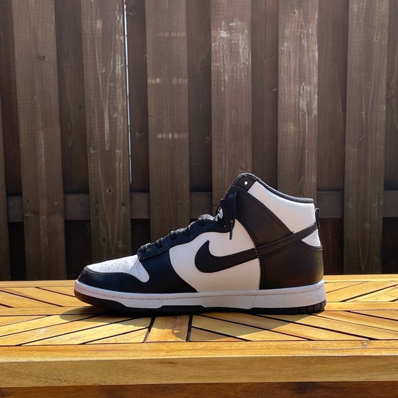 Nike Dunk High Panda Shoes Size 9.5 Men’s - Picture 8 of 11